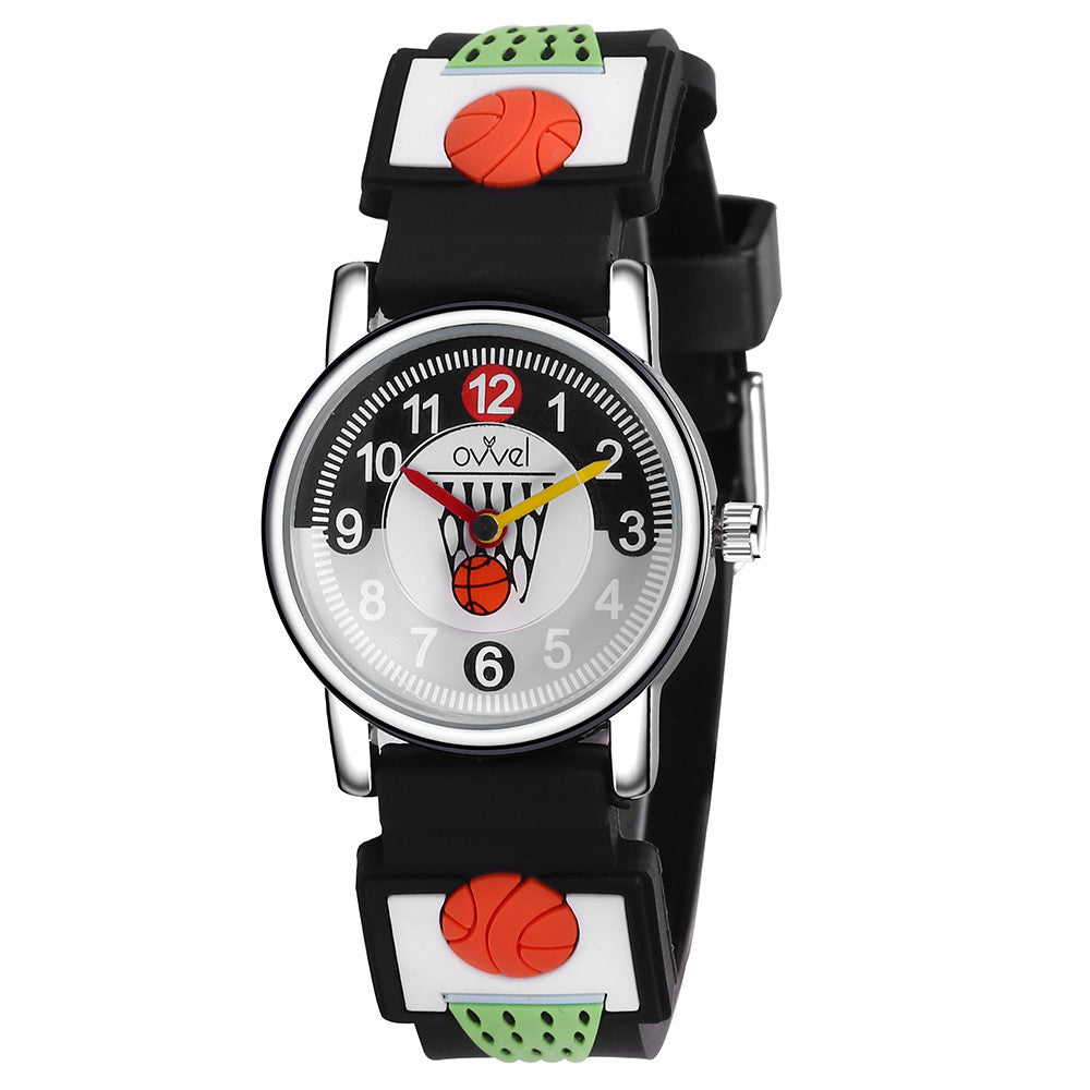 Ovvel Boys Sports Themed Analog Watch for kids - Basketball