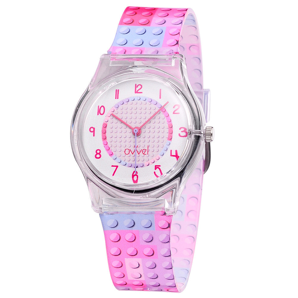 Ovvel Girls Analog Watch for kids - Bricks