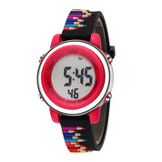 Ovvel Girls Digital Wristwatch with Many Features - Colored Pencils