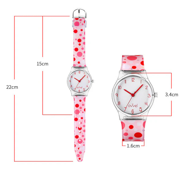 Ovvel Girls Analog Watch for kids - Dots