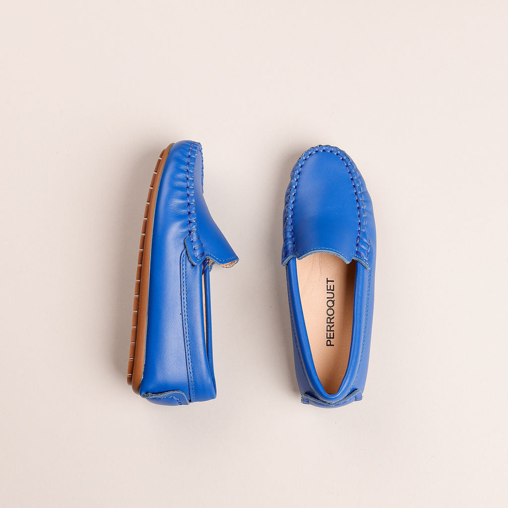 cobalt blue mens dress shoes Men's Blue Velvet Loafers Shoes