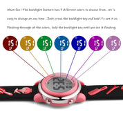 Ovvel Girls Digital Wristwatch with Many Features -  Hair Accessories