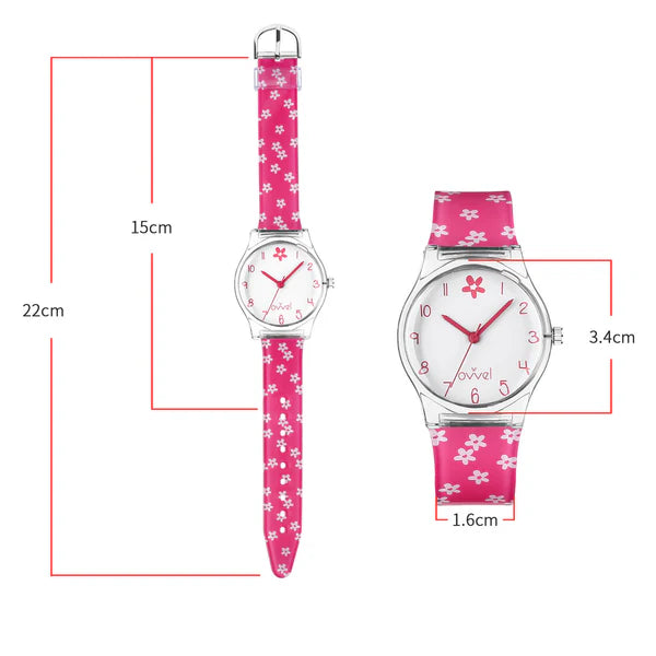 Ovvel Girls Analog Watch for kids - Floral