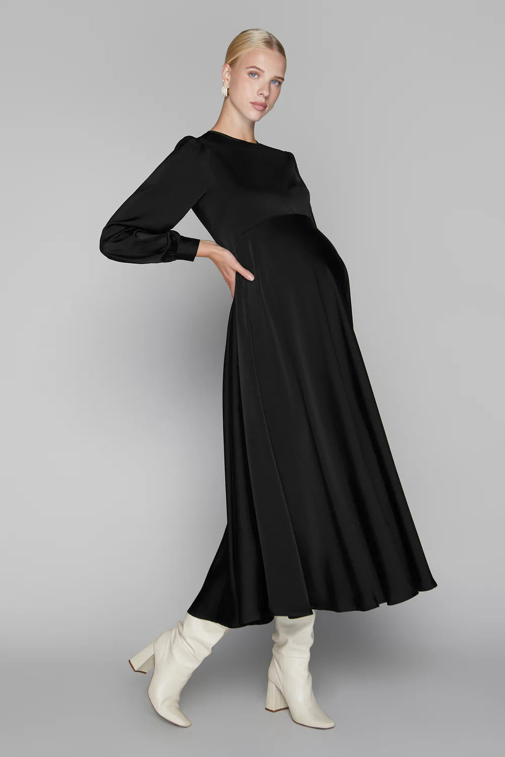 Arden Maternity Dress in Black – THE ADDRESS