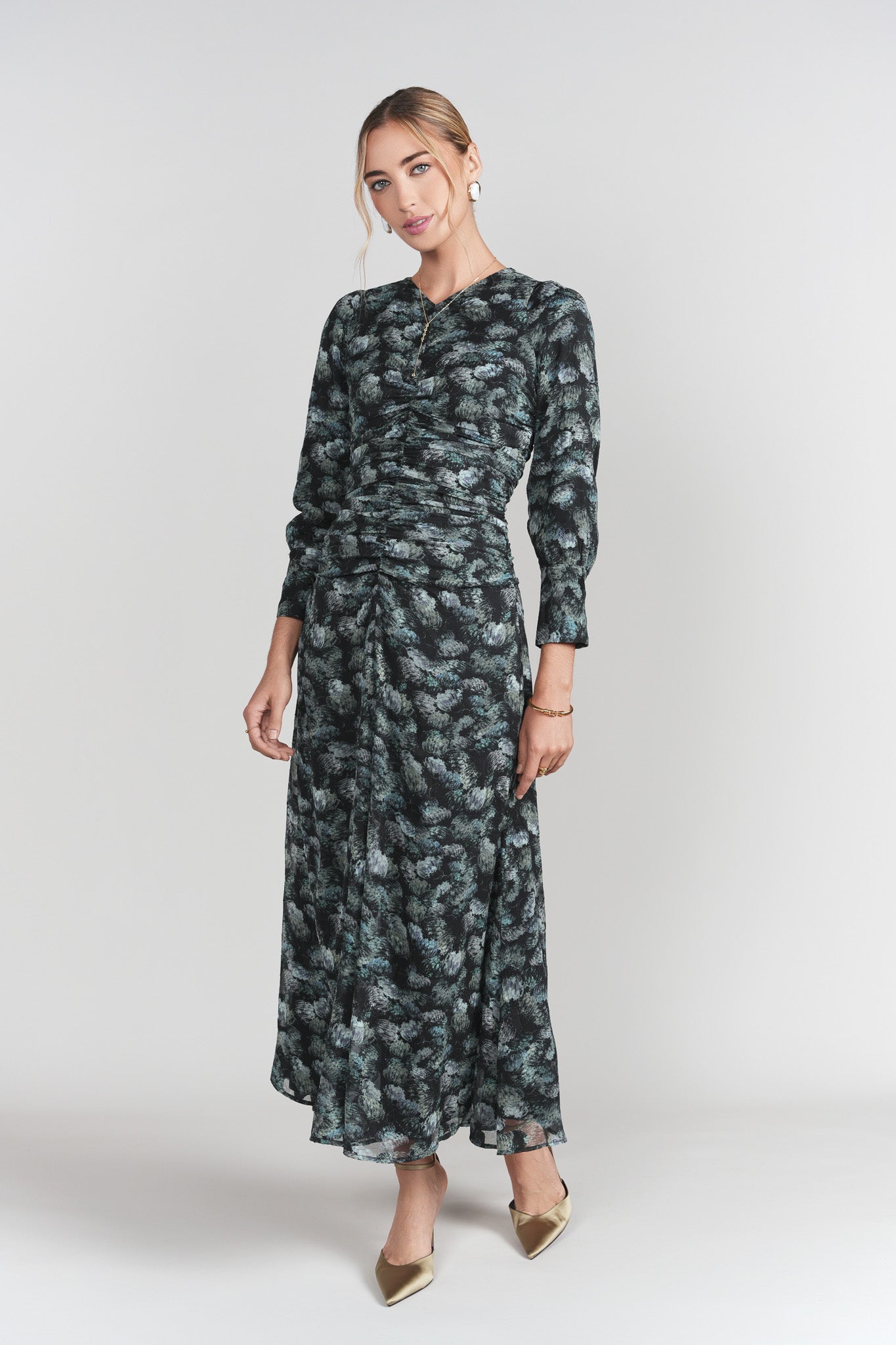 Michalie Midi- Black Pastels