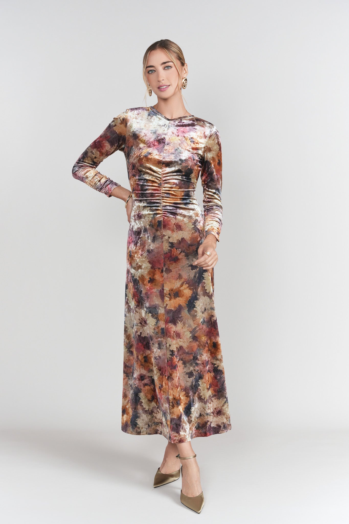 Flora Velvet Maxi- Fleur