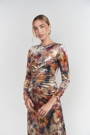 Flora Velvet Maxi- Fleur