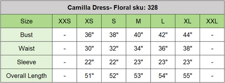 Camilla Dress- Floral