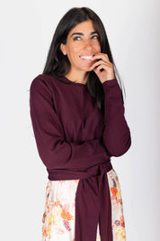 Jessica Top (Burgundy)