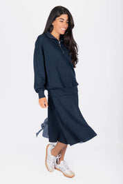 Mina Swing Skirt 26" (Navy)
