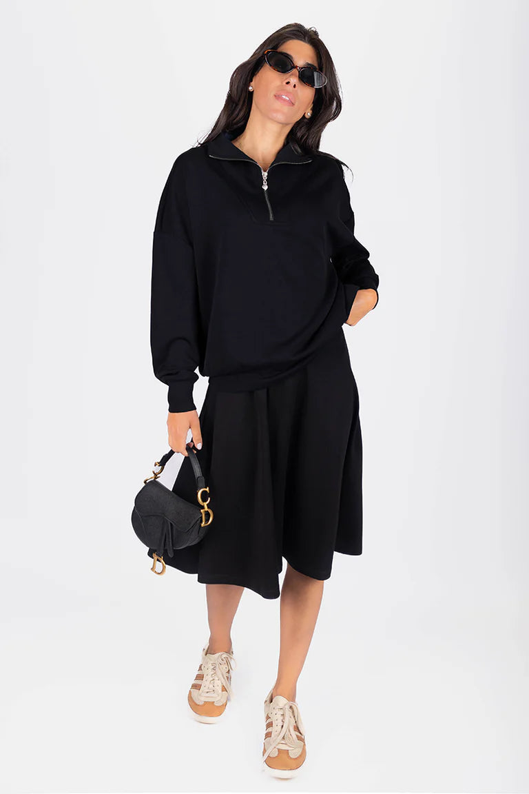 Mina Swing Skirt 26" (Black)