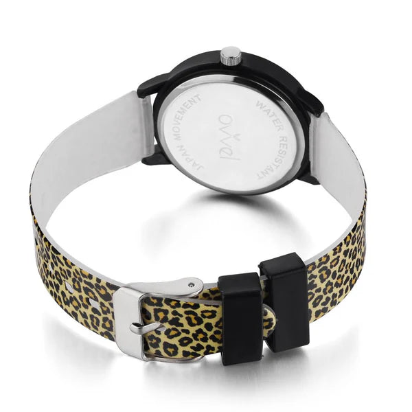 Ovvel Girls Analog Watch for kids – Leopard