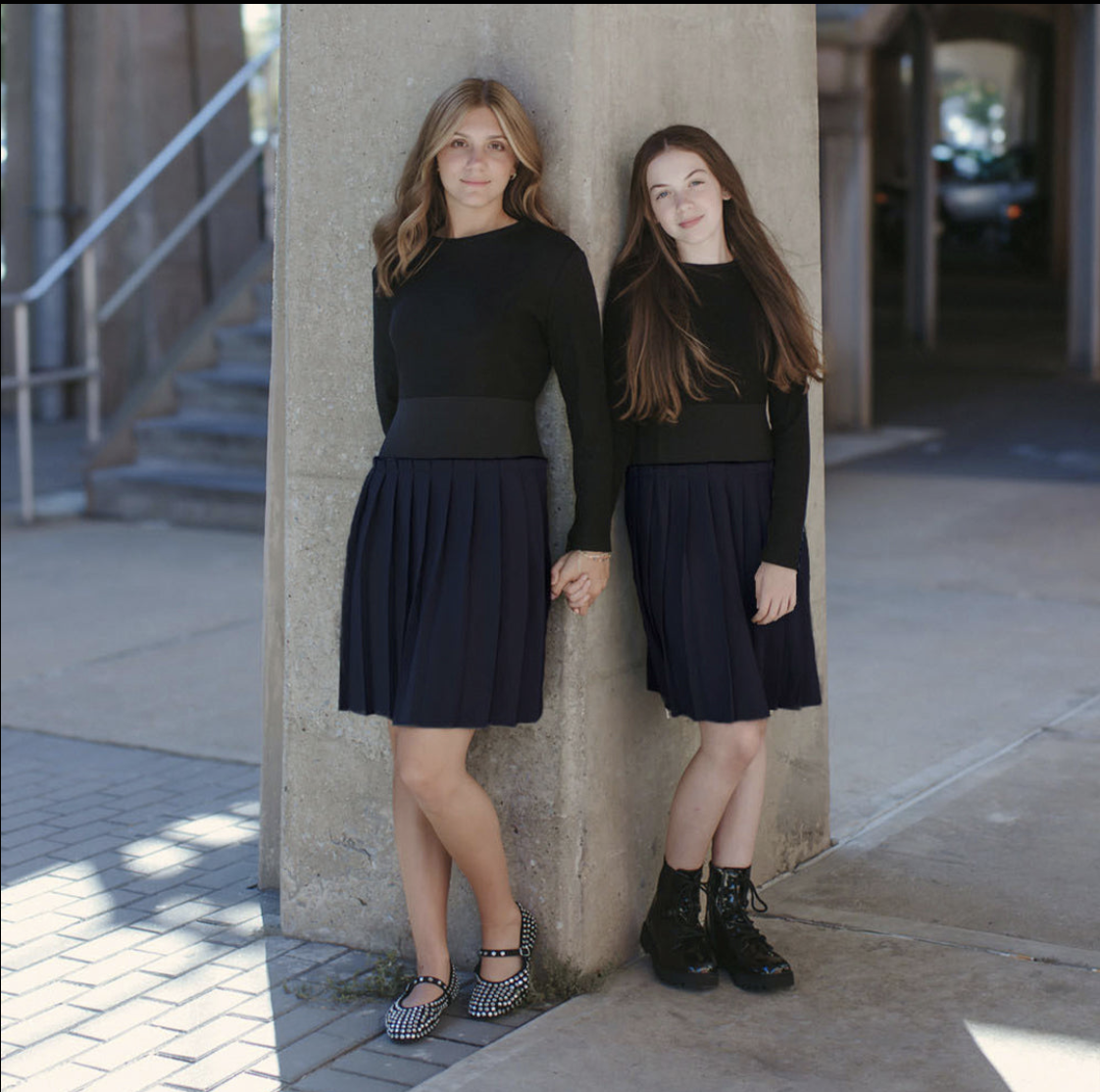 Luxe Pleated Knit Dress