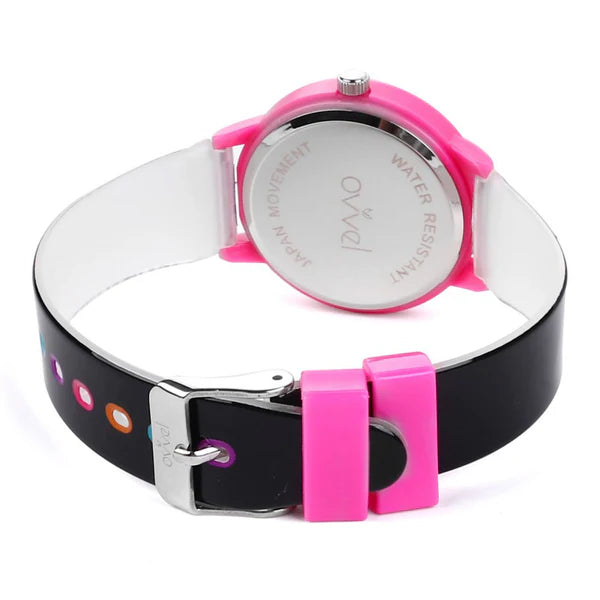 Ovvel Girls Analog Watch for Kids – Color Block