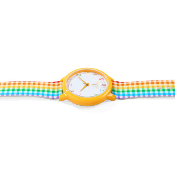 Ovvel Girls Analog Watch for kids - Colorful Gingham