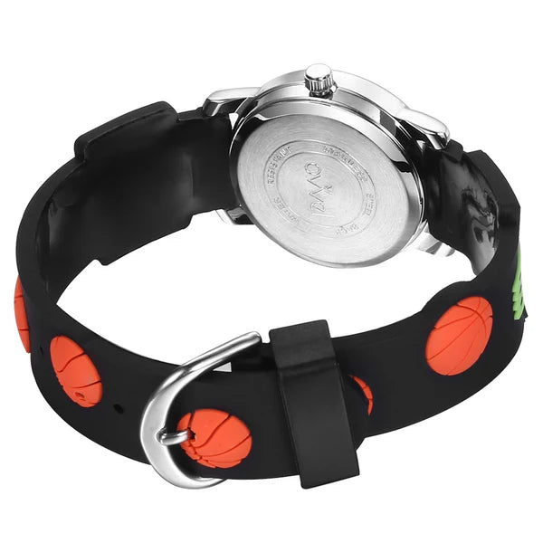 Ovvel Boys Sports Themed Analog Watch for kids - Basketball