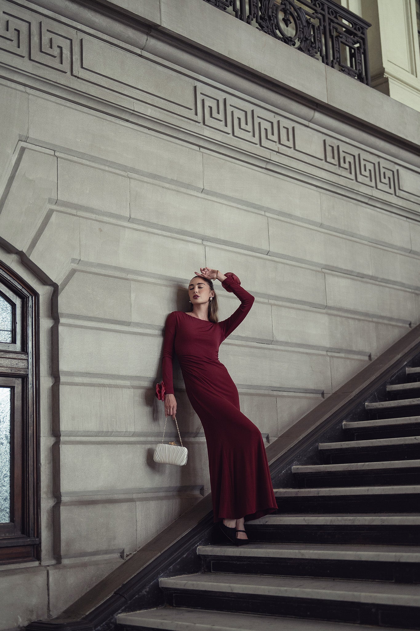 Fay Maxi- Cherry Lacquer