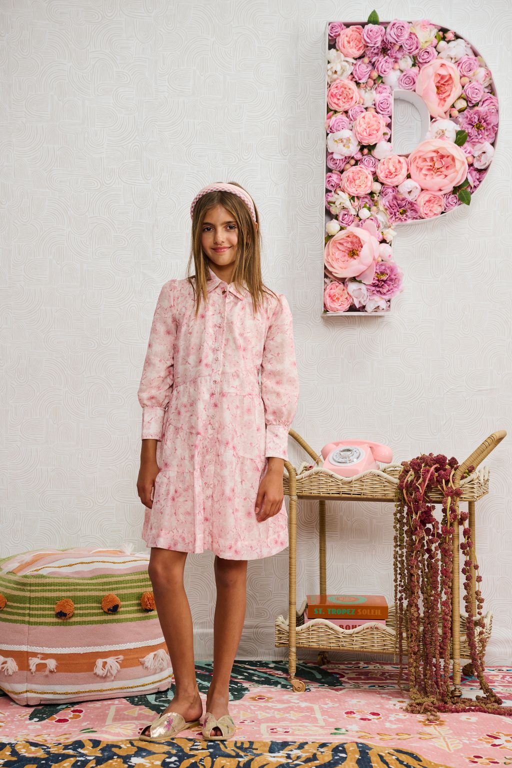 LIGHT PINK BUTTON DOWN FLORAL DRESS 2288 THE ADDRESS LIGHT PINK BUTTON DOWN FLORAL DRESS 2288 THE ADDRESS