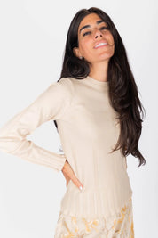 Claire Top (Beige)