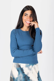 Dina Top (Teal Blue)