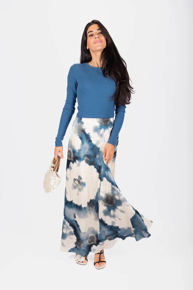 Dina Top (Teal Blue)