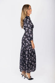 Valentina Dress (Black Ground)