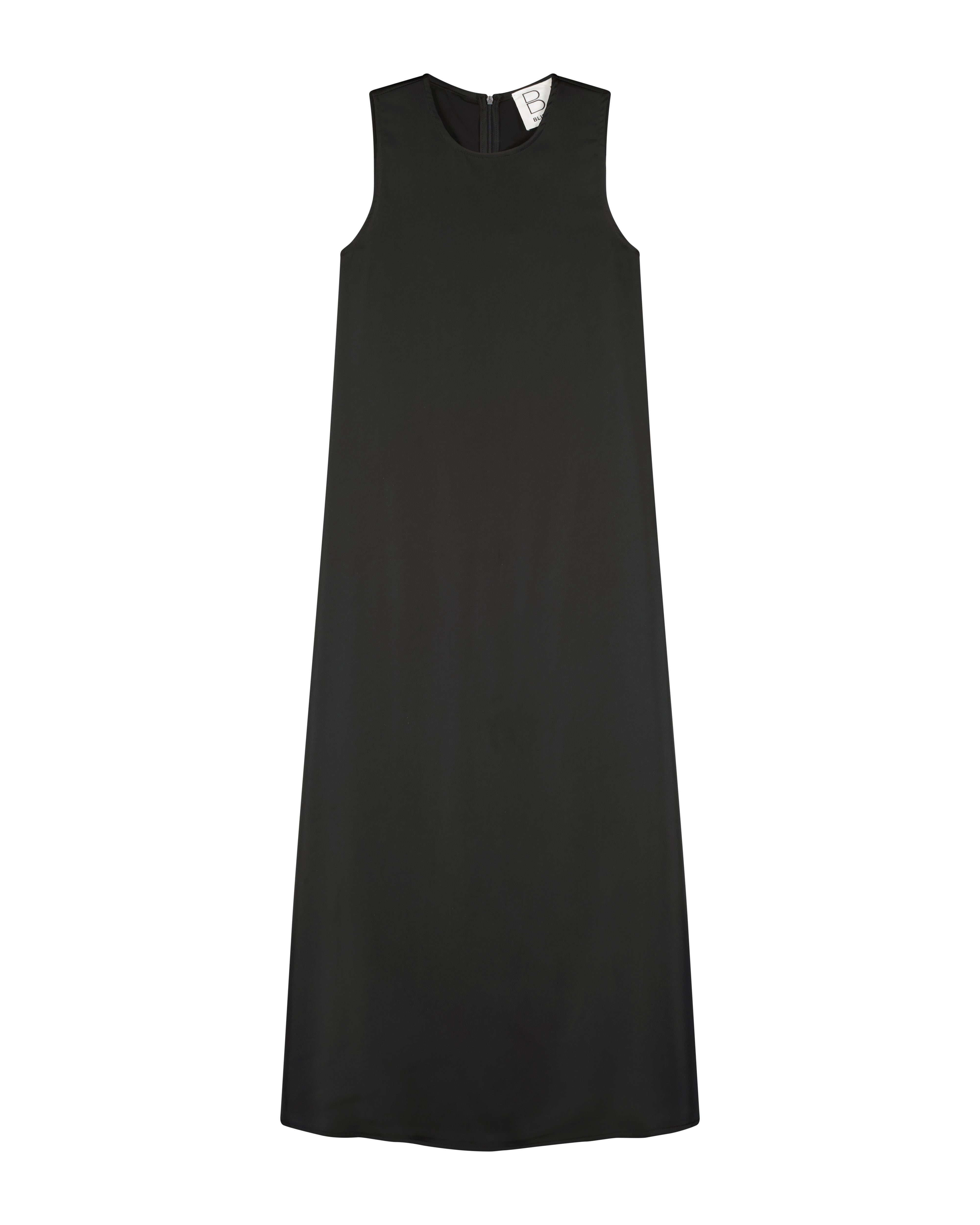 Bliss Crew Neck Slip Dress Black