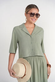 Vacay Top- Green