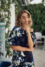 Becca Dress- Large Scale Florals