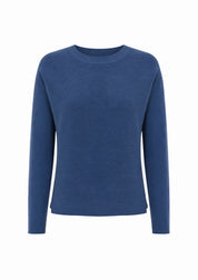 Sweater Rib Top- Moonbeam