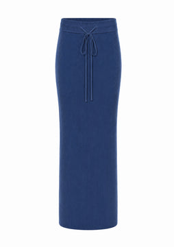 Sweater Rib Skirt- Moonbeam