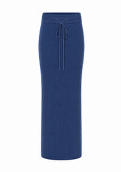 Sweater Rib Skirt- Moonbeam