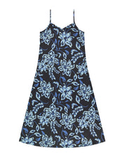 Bliss Combo Slip Dress Navy Floral