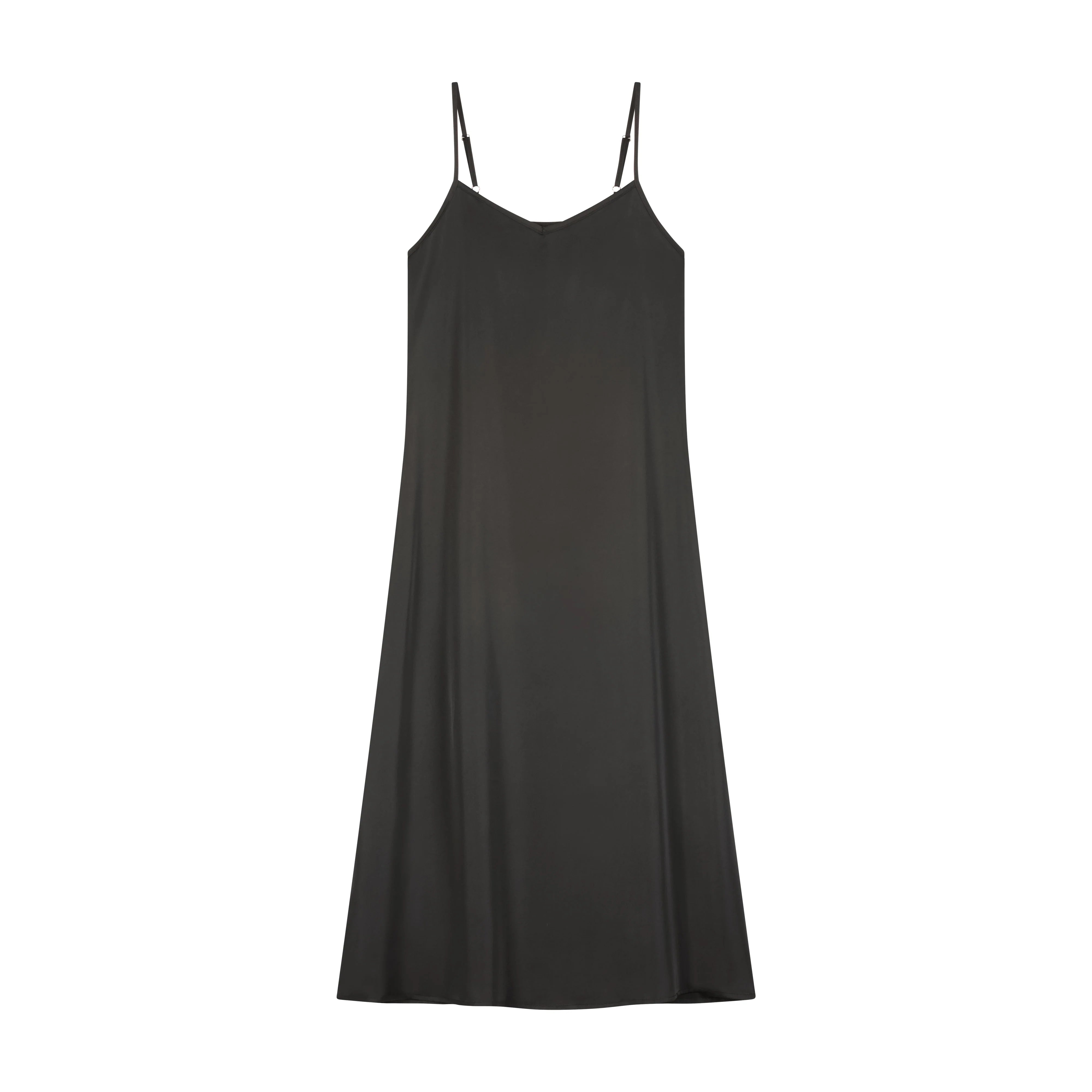 Bliss Satin Slip Dress Combo Black