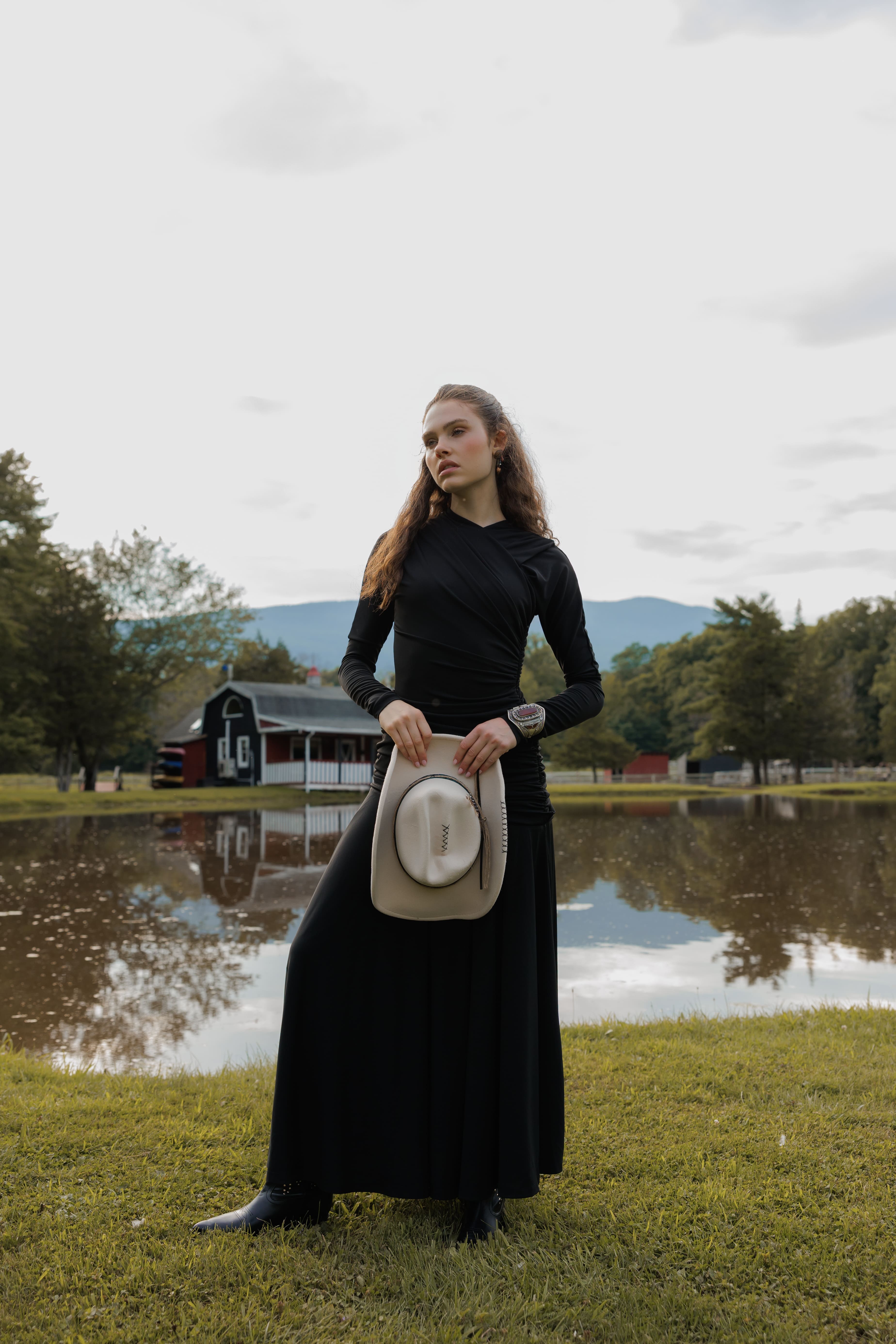 Gathered dress