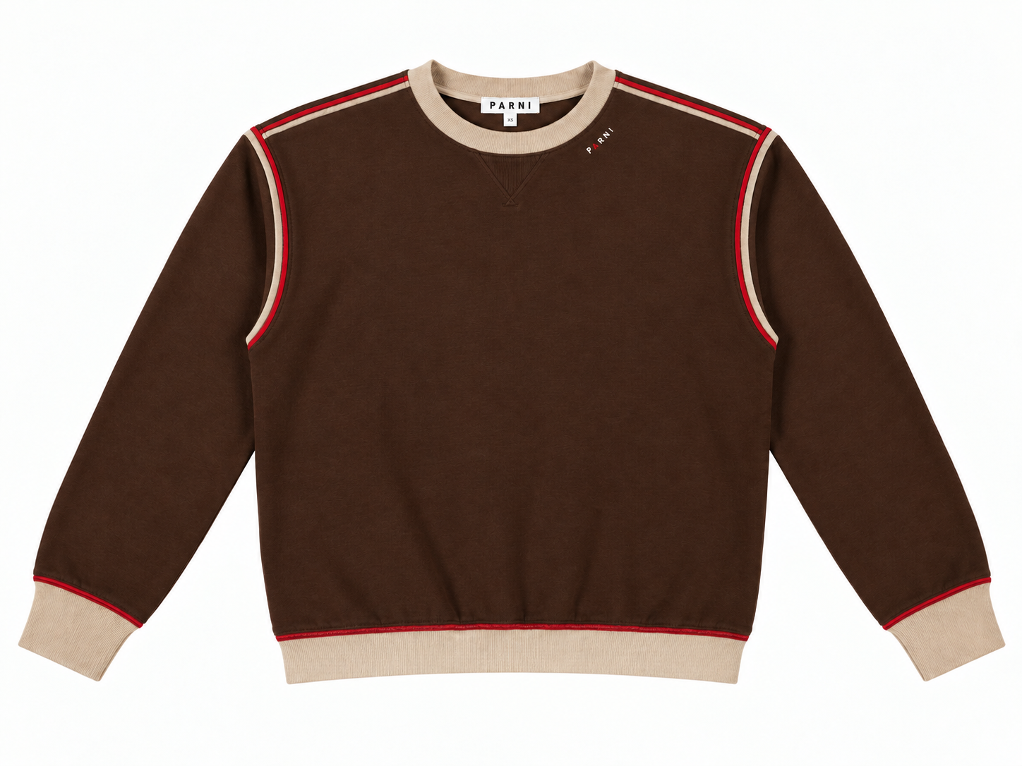 Contrast Piping Sweatshirt