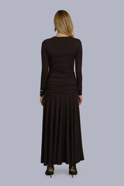Drop Waist Maxi Dress Black