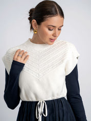Teen Knit Crop Vest