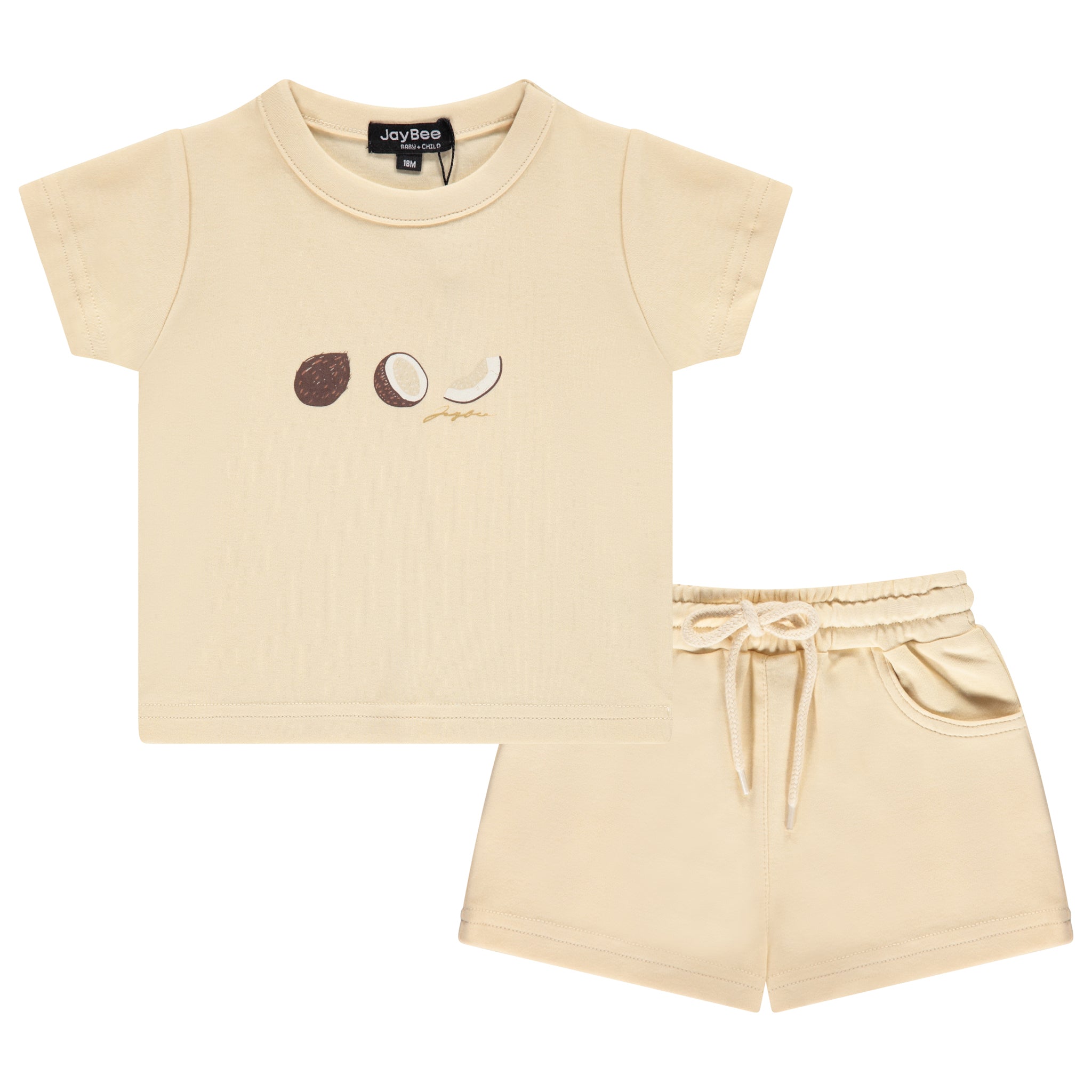 Coconut Tee and Shorts Set