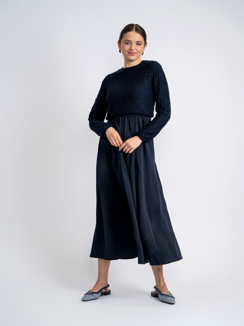 Teens Crochet Knit Cropped Sweater