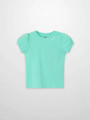 Short Puff Sleeve T-shirt - Mint Green