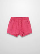 Paneled Shorts - Pink Denim