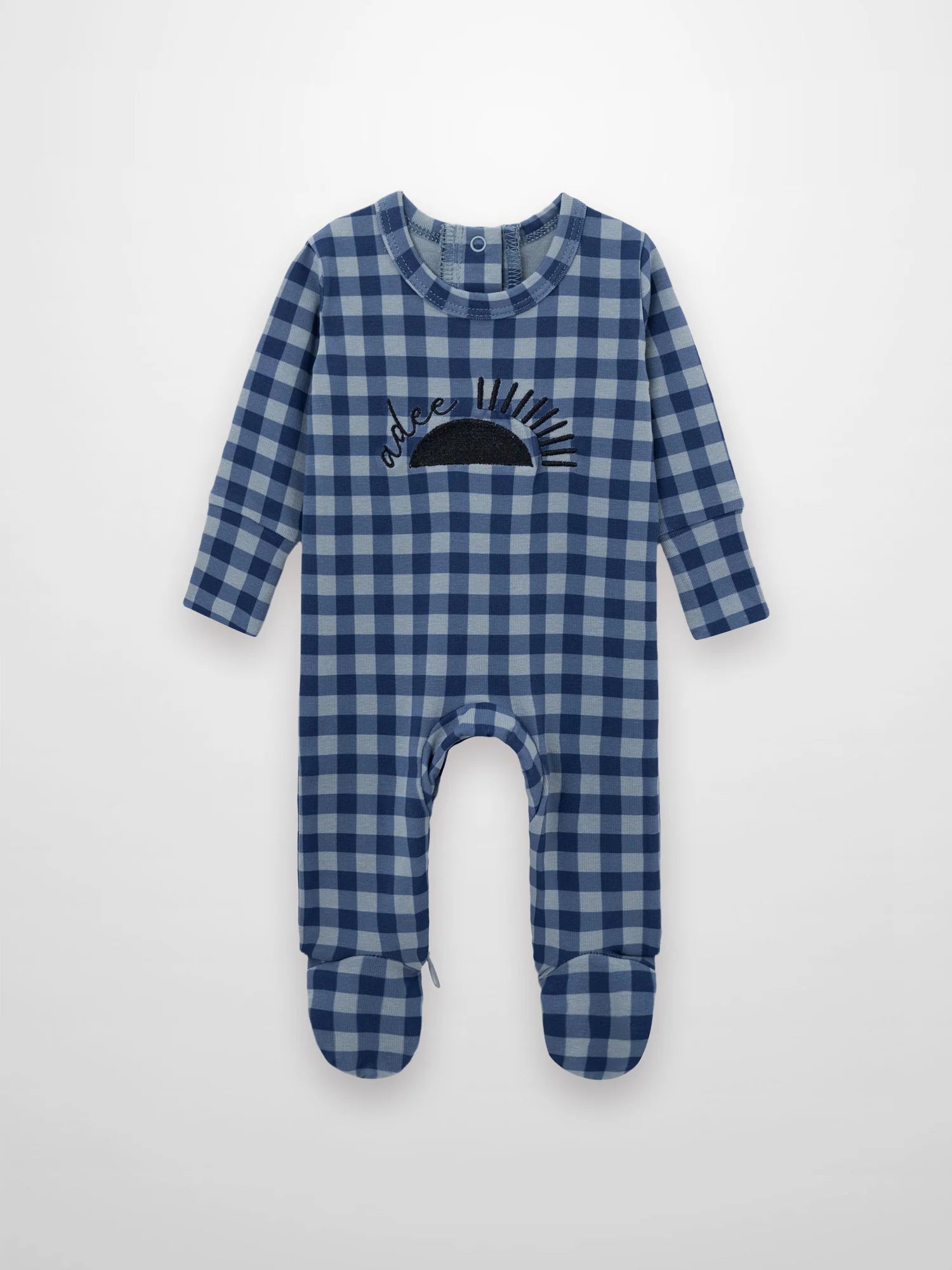 Blue Gingham Stretchy