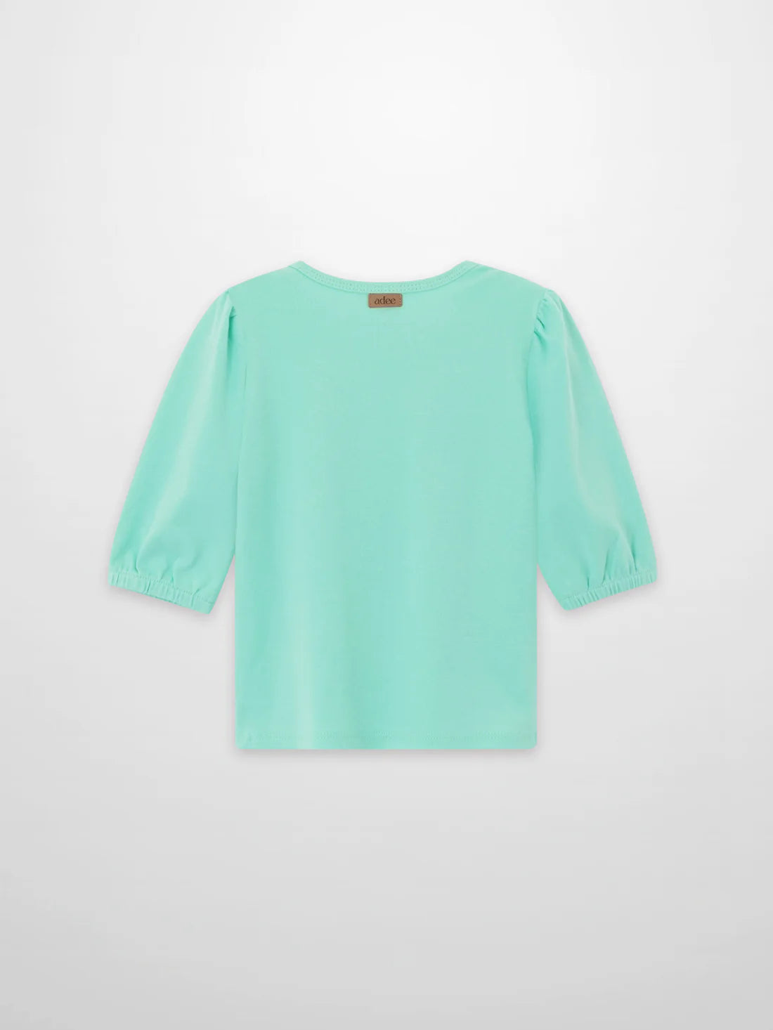 3/4 Puff Sleeve T-shirt - Mint Green
