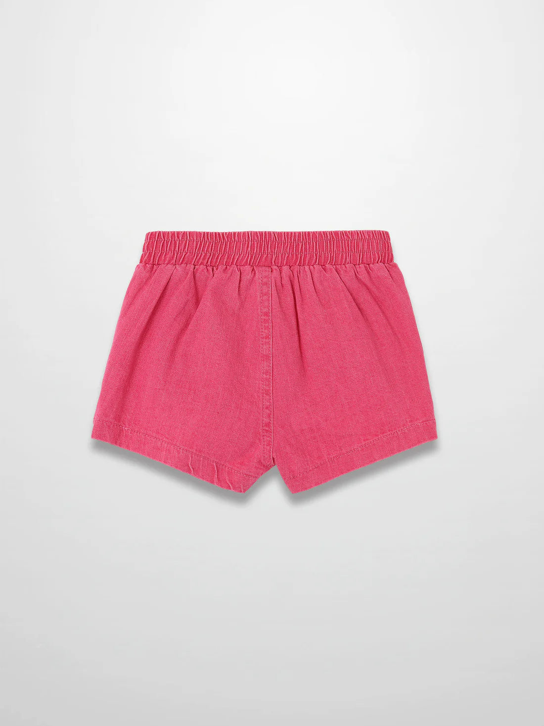 Paneled Shorts - Pink Denim