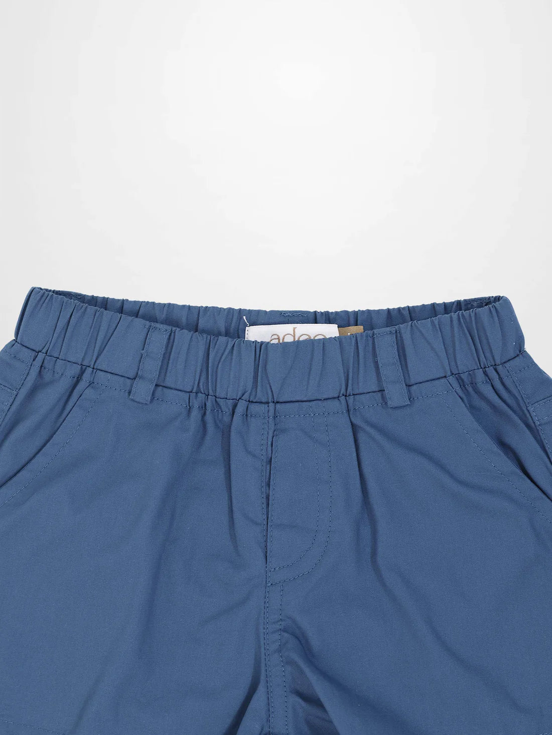 Blue Cotton Shorts