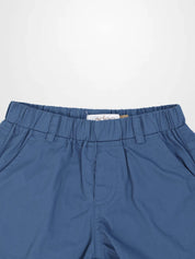 Blue Cotton Shorts