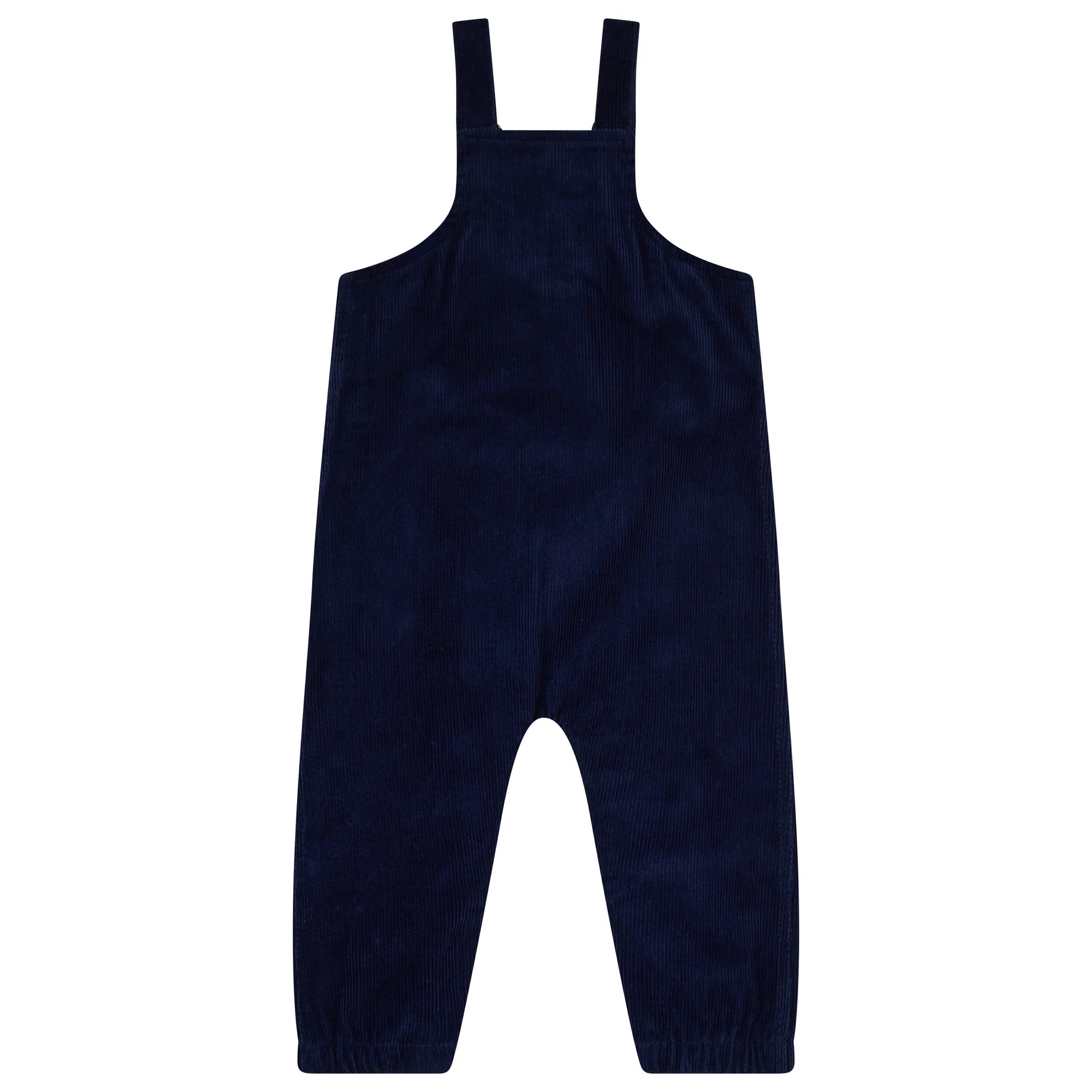 Corduroy Overalls Girls Navy