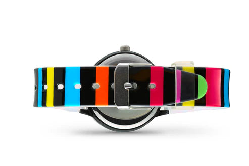 Ovvel Girls Analog Watch for kids – Rainbow Stripes