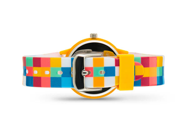 Ovvel Girls Analog Watch for kids – Multi-Colored Squares